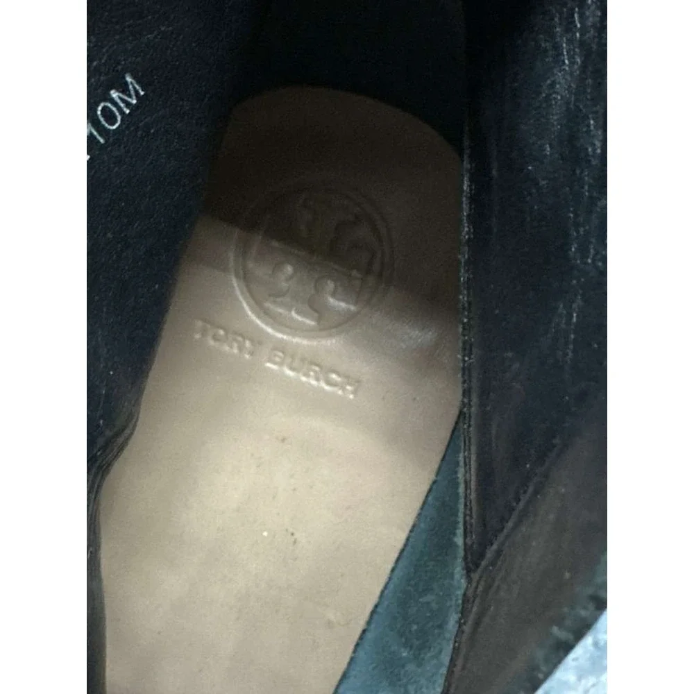 Tory Burch Black Leather Ankle Boots